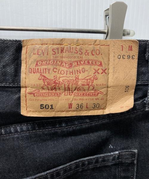 LEVI'S（リーバイス）LEVI'S (リーバイス) 501デニムパンツ ブラック サイズ:W36の古着・服飾アイテム