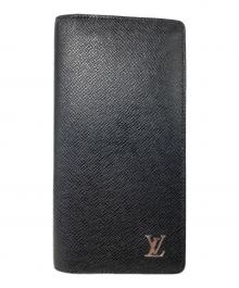 LOUIS VUITTON（ルイ ヴィトン）の古着「タイガ ポルトフォイユ ブラザ 長財布」｜ブラック
