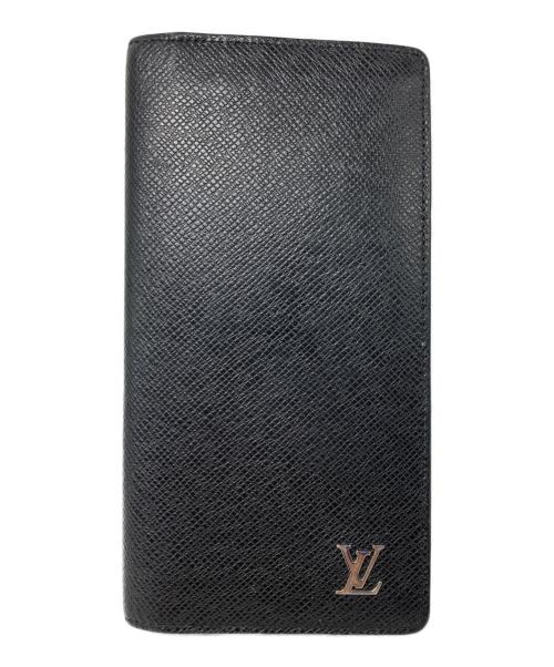 LOUIS VUITTON（ルイ ヴィトン）LOUIS VUITTON (ルイ ヴィトン) タイガ ポルトフォイユ ブラザ 長財布 ブラックの古着・服飾アイテム