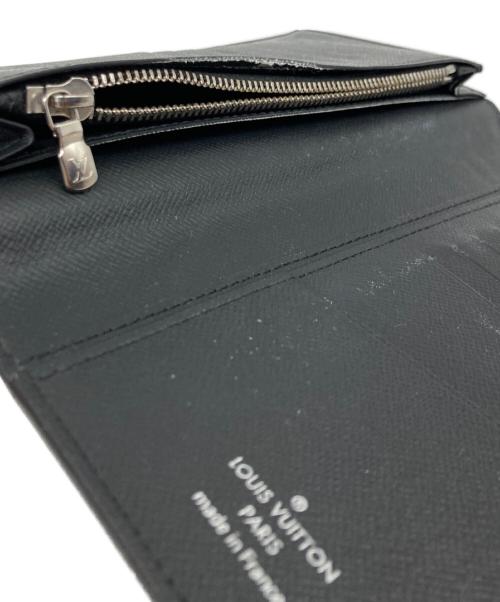 LOUIS VUITTON（ルイ ヴィトン）LOUIS VUITTON (ルイ ヴィトン) タイガ ポルトフォイユ ブラザ 長財布 ブラックの古着・服飾アイテム