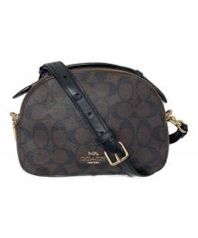 COACH（コーチ）の古着「セレナ シグネチャー2WAYバッグ」｜ブラウン