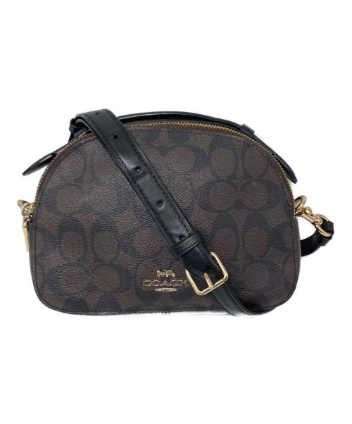 COACH（コーチ）COACH (コーチ) セレナ シグネチャー2WAYバッグ ブラウンの古着・服飾アイテム