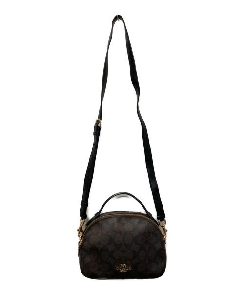 COACH（コーチ）COACH (コーチ) セレナ シグネチャー2WAYバッグ ブラウンの古着・服飾アイテム