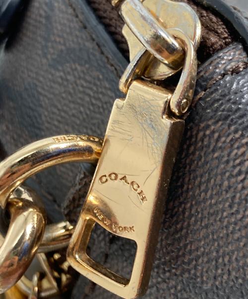 COACH（コーチ）COACH (コーチ) セレナ シグネチャー2WAYバッグ ブラウンの古着・服飾アイテム