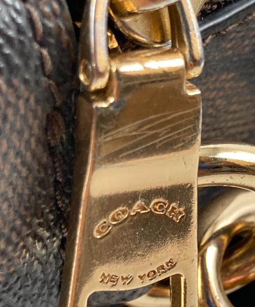 COACH（コーチ）COACH (コーチ) セレナ シグネチャー2WAYバッグ ブラウンの古着・服飾アイテム