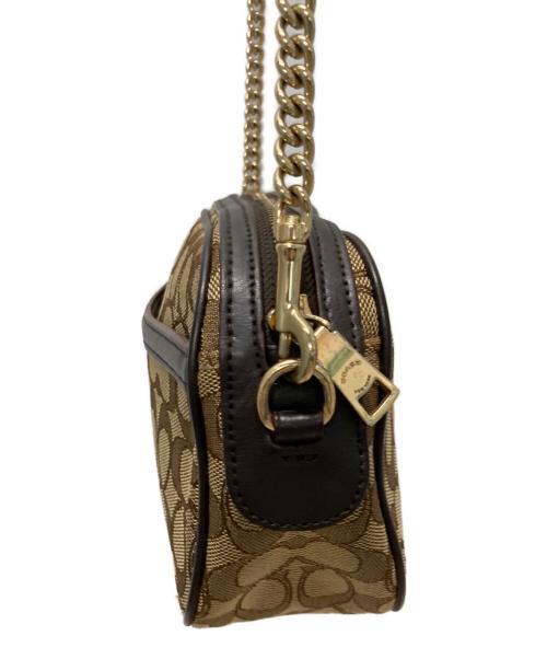 COACH（コーチ）COACH (コーチ) シグネチャー ショルダーバッグ ベージュの古着・服飾アイテム