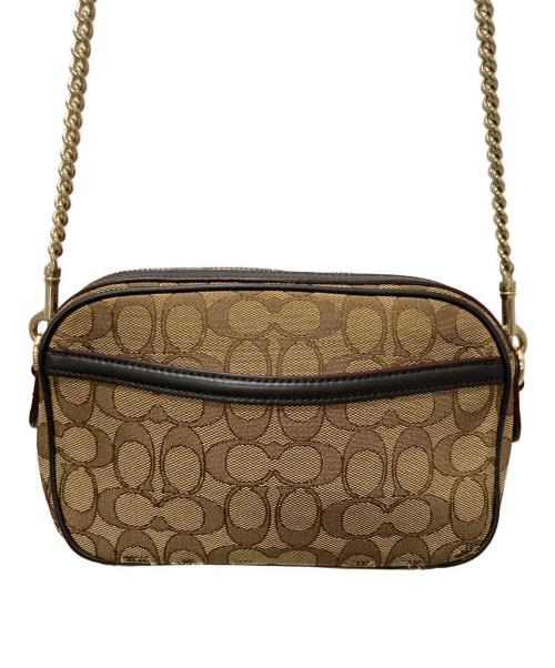 COACH（コーチ）COACH (コーチ) シグネチャー ショルダーバッグ ベージュの古着・服飾アイテム