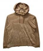 1017 ALYX 9SMテンセブンティーン アリクス ナインエスエム）の古着「CAMO HOODED LS TEE/バックロゴプリントパーカー」｜ベージュ