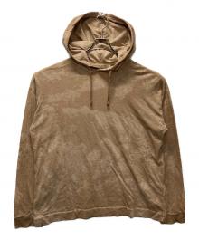 1017 ALYX 9SM（テンセブンティーン アリクス ナインエスエム）の古着「CAMO HOODED LS TEE/バックロゴプリントパーカー」｜ベージュ