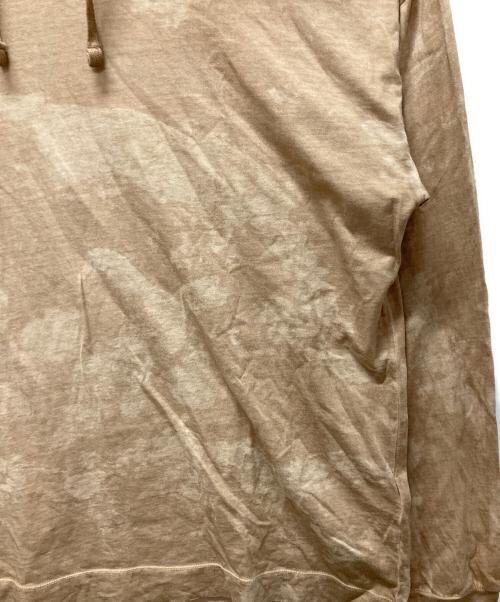 1017 ALYX 9SM（テンセブンティーン アリクス ナインエスエム）1017 ALYX 9SM (テンセブンティーン アリクス ナインエスエム) CAMO HOODED LS TEE/バックロゴプリントパーカー ベージュ サイズ:Mの古着・服飾アイテム