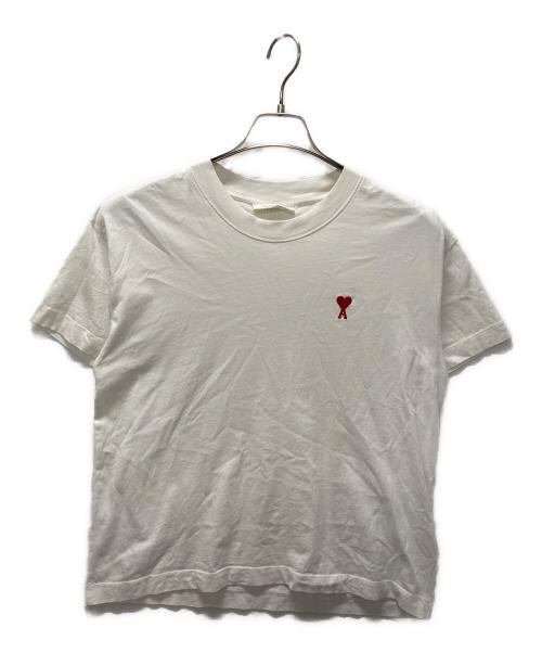 AMI Alexandre Mattiussi（アミアレクサンドルマテュッシ）AMI Alexandre Mattiussi (アミアレクサンドルマテュッシ) Ami de Coeur Tシャツ ホワイト サイズ:Lの古着・服飾アイテム