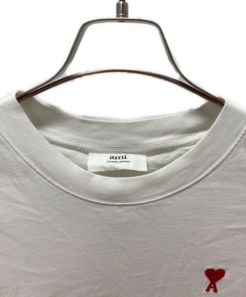 AMI Alexandre Mattiussi（アミアレクサンドルマテュッシ）AMI Alexandre Mattiussi (アミアレクサンドルマテュッシ) Ami de Coeur Tシャツ ホワイト サイズ:Lの古着・服飾アイテム