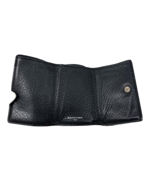 BALENCIAGA（バレンシアガ）BALENCIAGA (バレンシアガ) ペーパーミニウォレット ブラックの古着・服飾アイテム