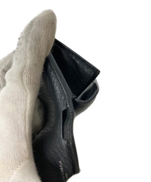 BALENCIAGA（バレンシアガ）BALENCIAGA (バレンシアガ) ペーパーミニウォレット ブラックの古着・服飾アイテム