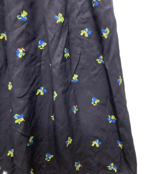LE GLAZIK（ル グラジック）LE GLAZIK (ル グラジック) プリント キャミソールワンピース ネイビー サイズ:36の古着・服飾アイテム