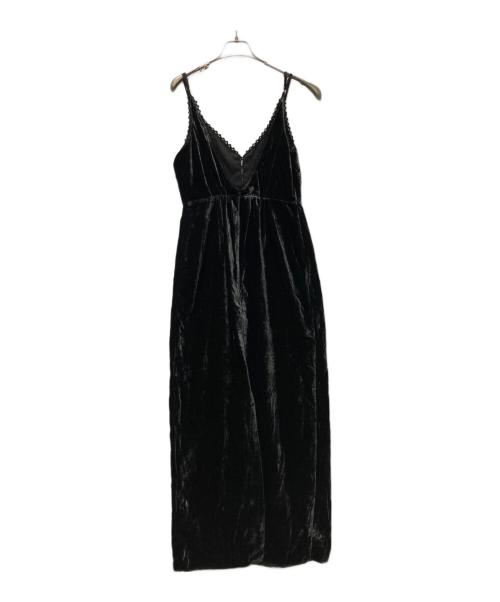 PRANK PROJECT（プランクプロジェクト）PRANK PROJECT (プランクプロジェクト) 2-Way Velour Camisole Dress ブラック サイズ:FREEの古着・服飾アイテム