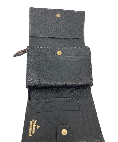 Vivienne Westwood（ヴィヴィアンウエストウッド）Vivienne Westwood (ヴィヴィアンウエストウッド) オーブ3つ折り財布 ブラックの古着・服飾アイテム