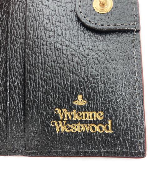 Vivienne Westwood（ヴィヴィアンウエストウッド）Vivienne Westwood (ヴィヴィアンウエストウッド) オーブ3つ折り財布 ブラックの古着・服飾アイテム