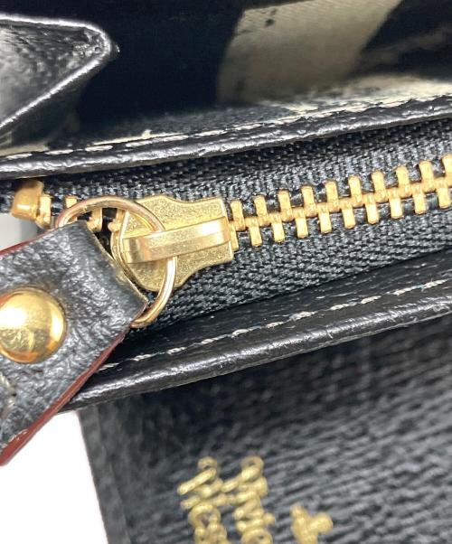 Vivienne Westwood（ヴィヴィアンウエストウッド）Vivienne Westwood (ヴィヴィアンウエストウッド) オーブ3つ折り財布 ブラックの古着・服飾アイテム