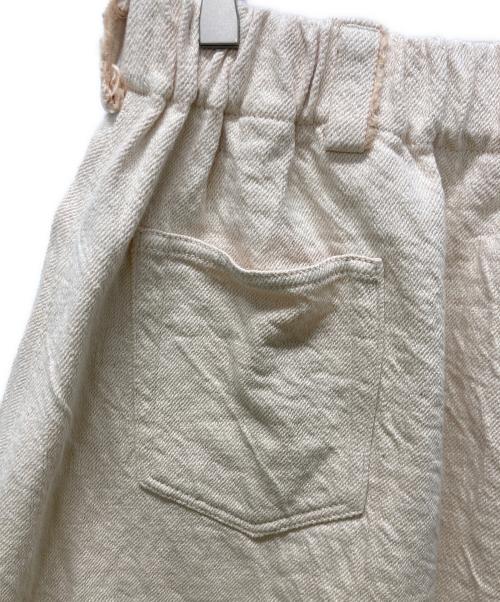 tamaki niime（タマキ ニイメ）tamaki niime (タマキ ニイメ) zengo/前後2WAYサルエルパンツ アイボリー サイズ:１の古着・服飾アイテム