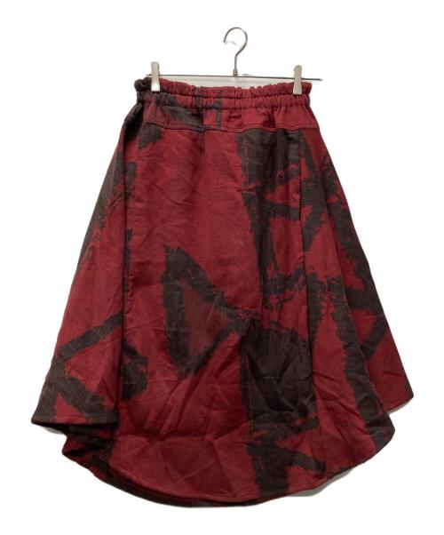 tamaki niime（タマキ ニイメ）tamaki niime (タマキ ニイメ) chotan skirt/チョタンスカート レッド サイズ:FREEの古着・服飾アイテム