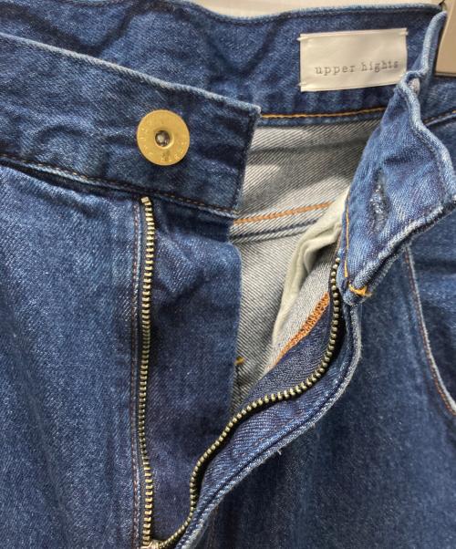 upper hights（アッパーハイツ）upper hights (アッパーハイツ) THE CONTE UN/別注タックデニムパンツ インディゴ サイズ:23の古着・服飾アイテム