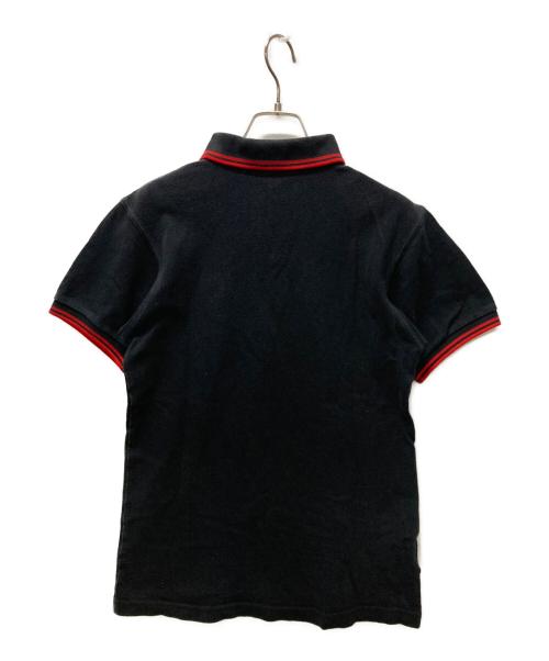 FRED PERRY（フレッドペリー）FRED PERRY (フレッドペリー) COMME des GARCONS SHIRT (コムデギャルソンシャツ) 鹿の子ポロシャツ ブラック サイズ:XSの古着・服飾アイテム