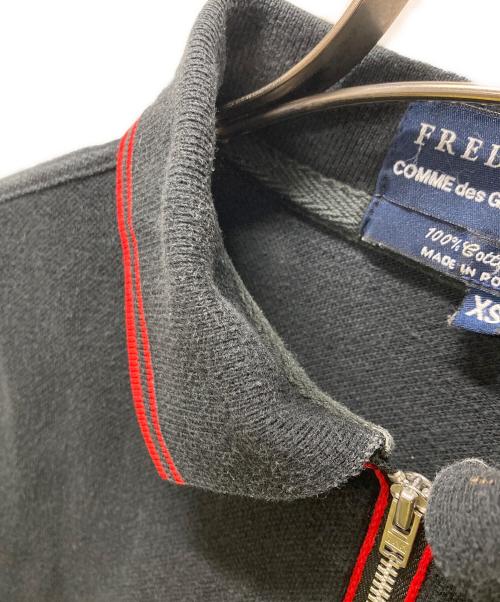 FRED PERRY（フレッドペリー）FRED PERRY (フレッドペリー) COMME des GARCONS SHIRT (コムデギャルソンシャツ) 鹿の子ポロシャツ ブラック サイズ:XSの古着・服飾アイテム