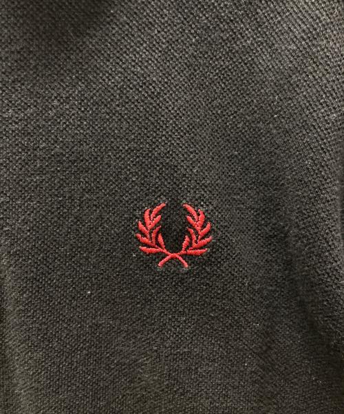 FRED PERRY（フレッドペリー）FRED PERRY (フレッドペリー) COMME des GARCONS SHIRT (コムデギャルソンシャツ) 鹿の子ポロシャツ ブラック サイズ:XSの古着・服飾アイテム