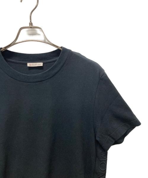 MONCLER（モンクレール）MONCLER (モンクレール) MAGLIA T-SHIRT/サイドロゴTシャツ ブラック サイズ:Sの古着・服飾アイテム