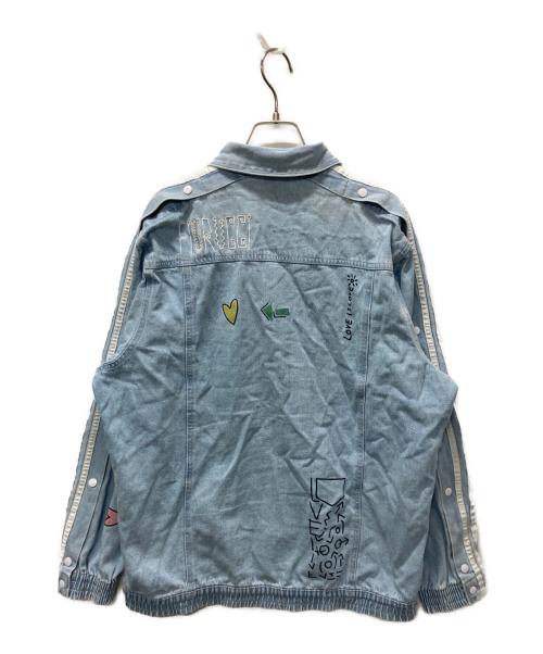 adidas Originals（アディダスオリジナル）adidas Originals (アディダスオリジナル) FIORUCCI (フィオルッチ) デニムジャケット インディゴ サイズ:Mの古着・服飾アイテム