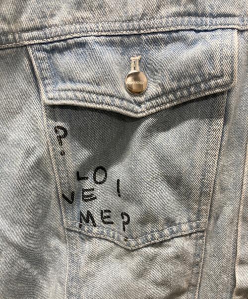 adidas Originals（アディダスオリジナル）adidas Originals (アディダスオリジナル) FIORUCCI (フィオルッチ) デニムジャケット インディゴ サイズ:Mの古着・服飾アイテム