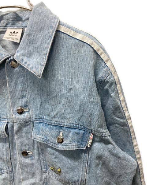 adidas Originals（アディダスオリジナル）adidas Originals (アディダスオリジナル) FIORUCCI (フィオルッチ) デニムジャケット インディゴ サイズ:Mの古着・服飾アイテム