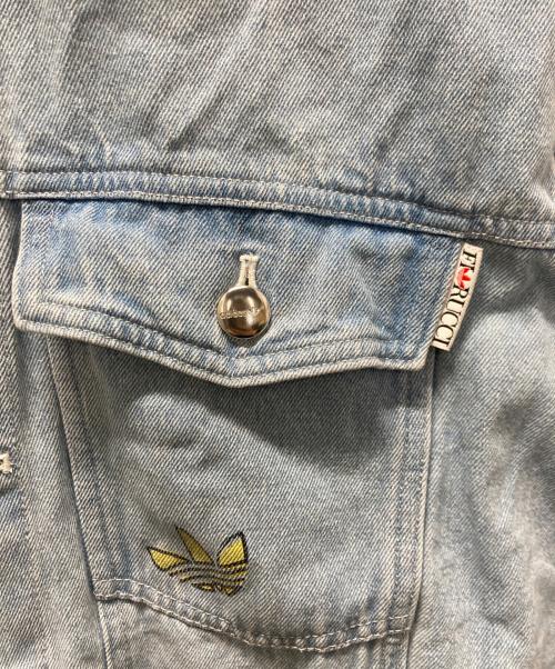 adidas Originals（アディダスオリジナル）adidas Originals (アディダスオリジナル) FIORUCCI (フィオルッチ) デニムジャケット インディゴ サイズ:Mの古着・服飾アイテム