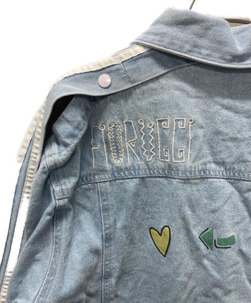 adidas Originals（アディダスオリジナル）adidas Originals (アディダスオリジナル) FIORUCCI (フィオルッチ) デニムジャケット インディゴ サイズ:Mの古着・服飾アイテム