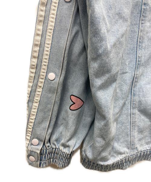 adidas Originals（アディダスオリジナル）adidas Originals (アディダスオリジナル) FIORUCCI (フィオルッチ) デニムジャケット インディゴ サイズ:Mの古着・服飾アイテム