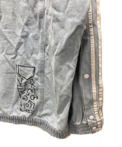 adidas Originals（アディダスオリジナル）adidas Originals (アディダスオリジナル) FIORUCCI (フィオルッチ) デニムジャケット インディゴ サイズ:Mの古着・服飾アイテム