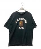 A BATHING APEアベイシングエイプ）の古着「プリントTシャツ」｜ブラック