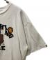 中古・古着 A BATHING APE (アベイシングエイプ) COLLEGE MILO TEE ホワイト サイズ:XL：7000円