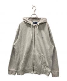 POLO RALPH LAUREN（ポロ・ラルフローレン）の古着「ジップパーカー」｜グレー