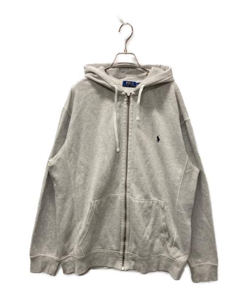 POLO RALPH LAUREN（ポロ・ラルフローレン）POLO RALPH LAUREN (ポロ・ラルフローレン) ジップパーカー グレー サイズ:Lの古着・服飾アイテム