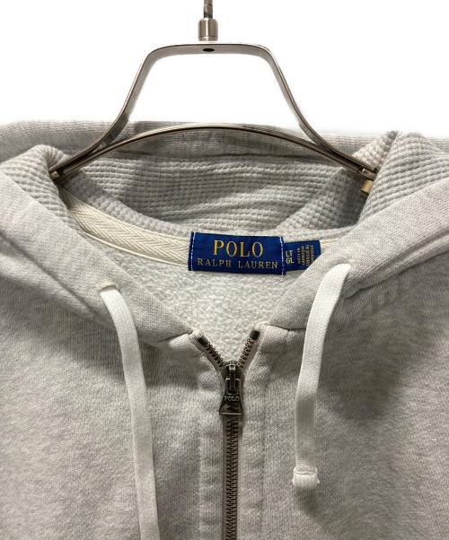 POLO RALPH LAUREN（ポロ・ラルフローレン）POLO RALPH LAUREN (ポロ・ラルフローレン) ジップパーカー グレー サイズ:Lの古着・服飾アイテム