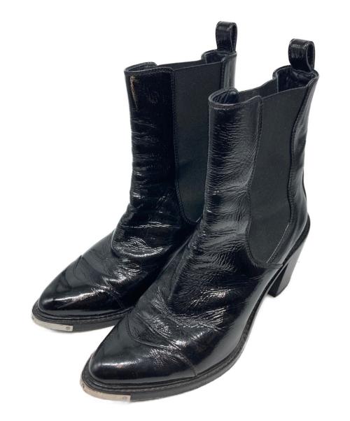 BELSTAFF（ベルスタッフ）BELSTAFF (ベルスタッフ) サイドゴアブーツ ブラック サイズ:39の古着・服飾アイテム