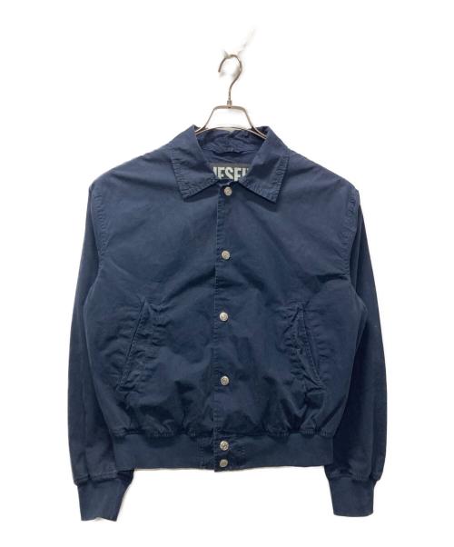 DIESEL（ディーゼル）DIESEL (ディーゼル) LAKER-WOW トラッカージャケット ネイビー サイズ:Mの古着・服飾アイテム