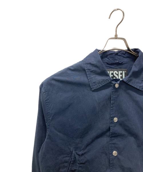 DIESEL（ディーゼル）DIESEL (ディーゼル) LAKER-WOW トラッカージャケット ネイビー サイズ:Mの古着・服飾アイテム