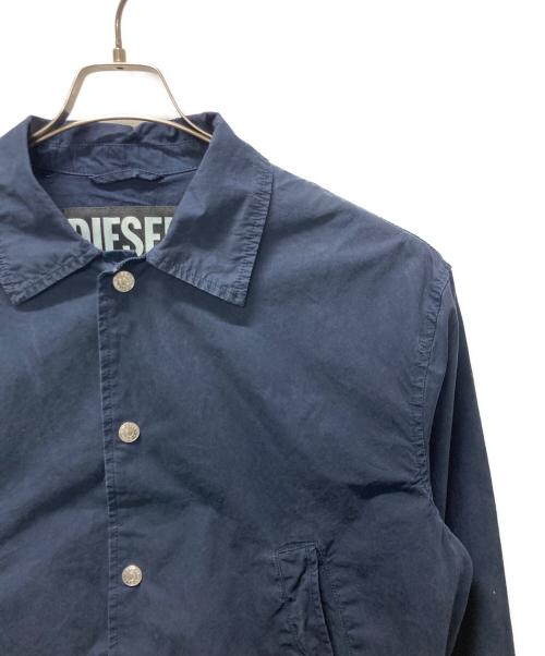 DIESEL（ディーゼル）DIESEL (ディーゼル) LAKER-WOW トラッカージャケット ネイビー サイズ:Mの古着・服飾アイテム