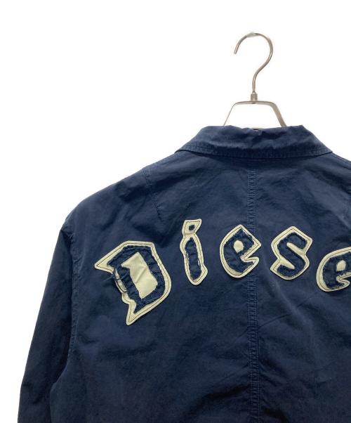 DIESEL（ディーゼル）DIESEL (ディーゼル) LAKER-WOW トラッカージャケット ネイビー サイズ:Mの古着・服飾アイテム