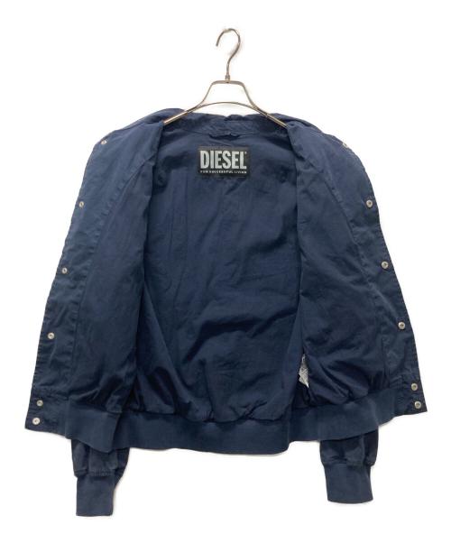 DIESEL（ディーゼル）DIESEL (ディーゼル) LAKER-WOW トラッカージャケット ネイビー サイズ:Mの古着・服飾アイテム
