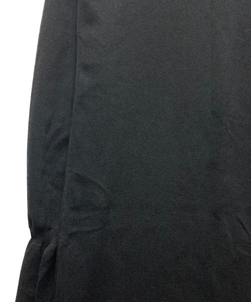Adam et Rope（アダム エ ロペ）Adam et Rope (アダム エ ロペ) 【洗える】ボタンニットポロワンピース ブラック サイズ:38の古着・服飾アイテム