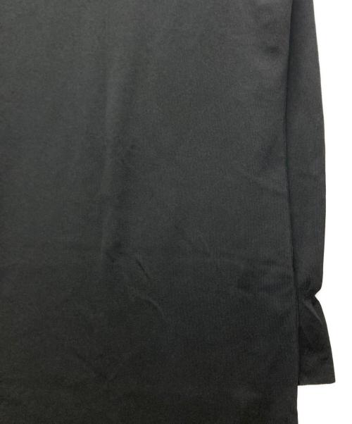 Adam et Rope（アダム エ ロペ）Adam et Rope (アダム エ ロペ) 【洗える】ボタンニットポロワンピース ブラック サイズ:38の古着・服飾アイテム